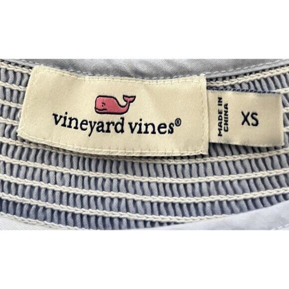 Vineyard Vines‎ Women’s Baby Blue Tasseled Sleeve Blouse Top Size XS - Picture 3 of 5